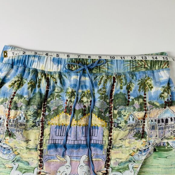 VTG Skort Med - L Take Two Vintage Short Skirt Skort M/L Beach Scene Skirt M-L - Picture 14 of 16